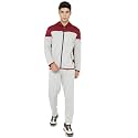 CHKOKKO Men Winter Track Suit Hooded Zipper Set