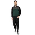 CHKOKKO Men Winter Track Suit Hooded Zipper Set