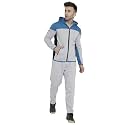 CHKOKKO Men Winter Track Suit Hooded Zipper Set