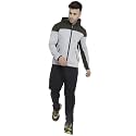 CHKOKKO Men Winter Track Suit Hooded Zipper Set