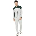CHKOKKO Men Winter Track Suit Hooded Zipper Set