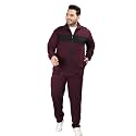 CHKOKKO Mens Plus Size High Neck Winter