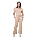 CHKOKKO Casual Co ord Set For Women Stylish Summer Wear Cord Half Sleeves V Neck Track Suit Latest Coords Travelling Outfit Western Ladies Co ords