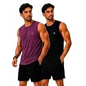 CHKOKKO Sleeveless T Shirts Gym Vest for