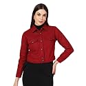 CHKOKKO Solid Crop Jackets for Women stylish