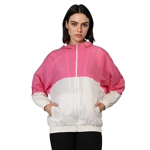 chkokko sunscreen jacket for women hooded zipper sports jacket  uv protection  sun protective  lightweight water resistant  riding biker  outdoor travel gym running