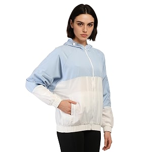 chkokko sunscreen jacket for women hooded zipper sports jacket  uv protection  sun protective  lightweight water resistant  riding biker  outdoor travel gym running