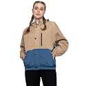 CHKOKKO Sunscreen Jacket for Women Hooded Zipper