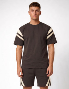 CHKOKKO Tshirt Regular Shorts Co-ords Set