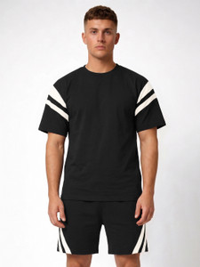 CHKOKKO Tshirt Regular Shorts Co-ords Set