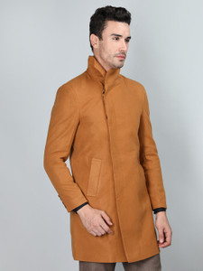 chkokko tweed solid coat for men