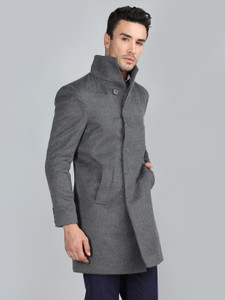 chkokko tweed solid coat for men