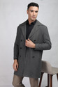 CHKOKKO Tweed Solid Coat