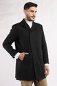 CHKOKKO Tweed Solid Coat