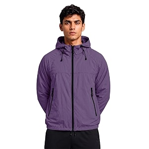 CHKOKKO Windcheater Jacket For Men With Hood