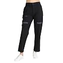 CHKOKKO Women39s Regular Fit Mid Rise Track