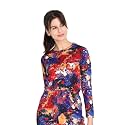 CHKOKKO Women39s Polyester Regular Fit Round Neck