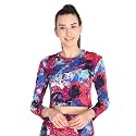 CHKOKKO Women39s Polyester Regular Fit Round Neck