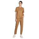 CHKOKKO Casual Co ord Set For Women Stylish Summer Wear Cord Half Sleeves Round Neck Track Suit Latest Coords Travelling Outfit Western Ladies Co ords