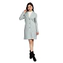 CHKOKKO Women Chic Winter Coat Single Breasted