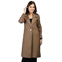 CHKOKKO Women Chic Winter Coat Single Breasted
