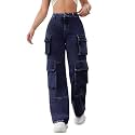 CHKOKKO Women High Rise Denim Solid Regular