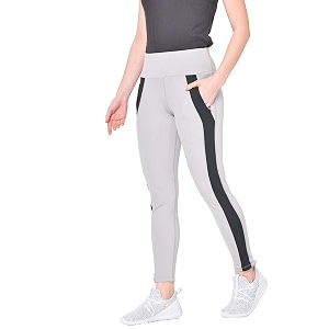 chkokko women high rise yoga track pants stretchable sports tights