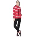CHKOKKO Women Printed Zipper Full Sleeves Track Suit