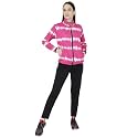 CHKOKKO Women Printed Zipper Full Sleeves Track Suit