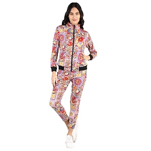 chkokko winter wear track suit for women stylish full sleeve zipper jacket regular casual fit workout gym running sports