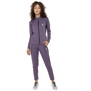 chkokko women sports zipper running winter track suit set