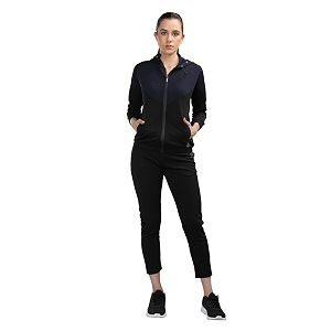 chkokko women sports zipper running winter track suit set