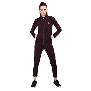 chkokko women sports zipper running winter track suit