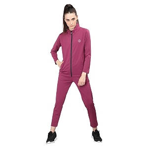 chkokko women sports zipper running winter track suit