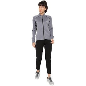 chkokko women sports zipper running winter track suit set