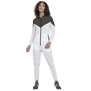 chkokko women sports zipper running winter track suit set