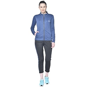chkokko women sports zipper running winter track suit