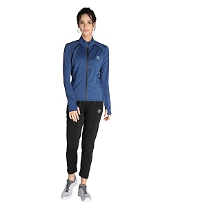 chkokko women zipper tracksuit for athletics jogging gym and sports