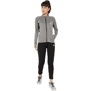 chkokko women sports zipper running winter track suit set