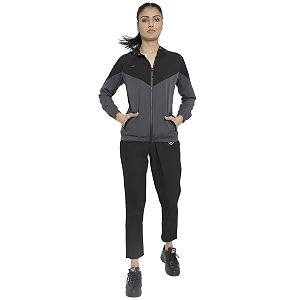 chkokko women sports zipper running winter track suit set