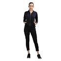 CHKOKKO Women Sports Zipper Running Winter Track Suit Set