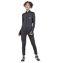CHKOKKO Women Sports Zipper Running Winter Track Suit Set