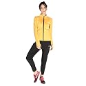 CHKOKKO Women Sports Zipper Running Winter Track Suit Set