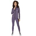CHKOKKO Women Sports Zipper Running Winter Track Suit Set