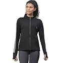 CHKOKKO Women Polyester Sports Zipper Stylish Standard Length Jacket