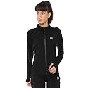CHKOKKO Women Polyester Sports Zipper Stylish Standard Length Jacket