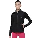 CHKOKKO Women Polyester Sports Zipper Stylish Standard Length Jacket