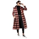 CHKOKKO Winter Wear Single Breasted Long Coat for Women