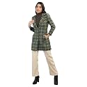 CHKOKKO Women Polyester Stylish Winter Wear Single Breasted Standard Length Coat