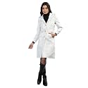 CHKOKKO Women Polyester Stylish Winter Wear Single Breasted Standard Length Coat